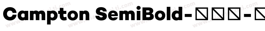 Campton SemiBold-字体下字体转换